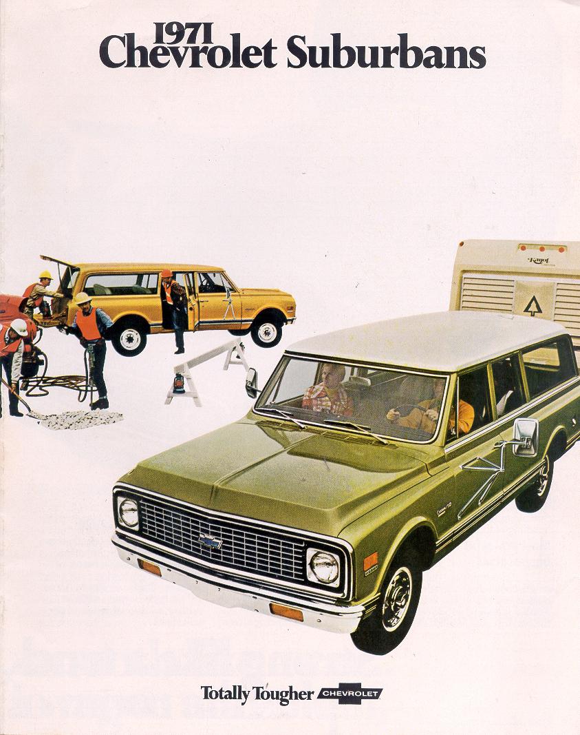 1971 Chevrolet Suburban Brochure Page 1